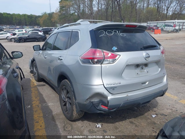 Nissan Rogue Sl 2015 5N1AT2MT6FC802096 Image 3