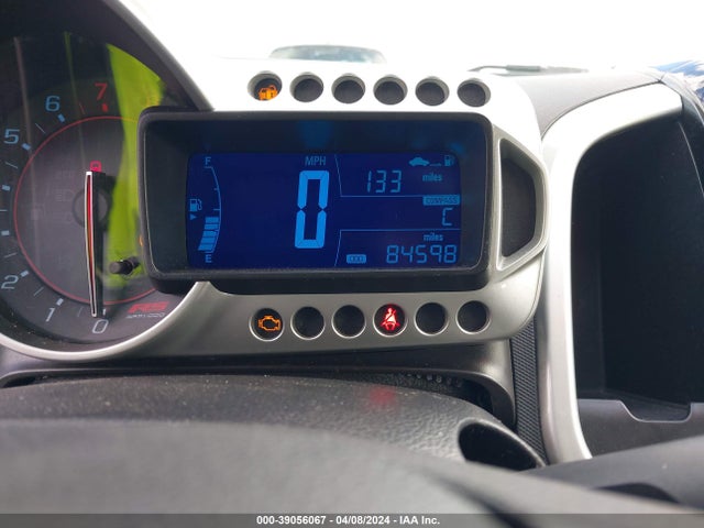 Chevrolet Sonic Rs Manual 2014 1G1JH5SB0E4192201 Image 7