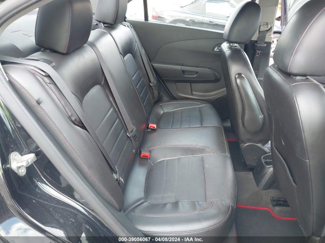 Chevrolet Sonic Rs Manual 2014 1G1JH5SB0E4192201 Image 8