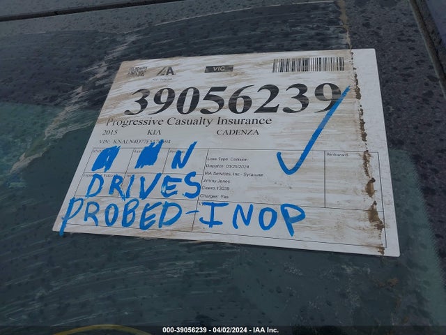 KIA Cadenza Premium 2015 KNALN4D77F5176694 Image 13