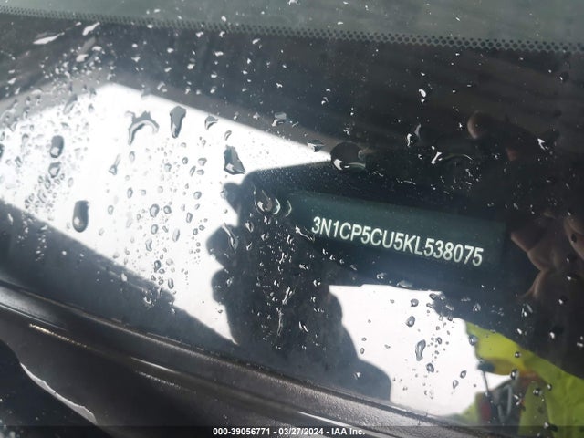 Nissan KICKS SV 2019 3N1CP5CU5KL538075 Image 9