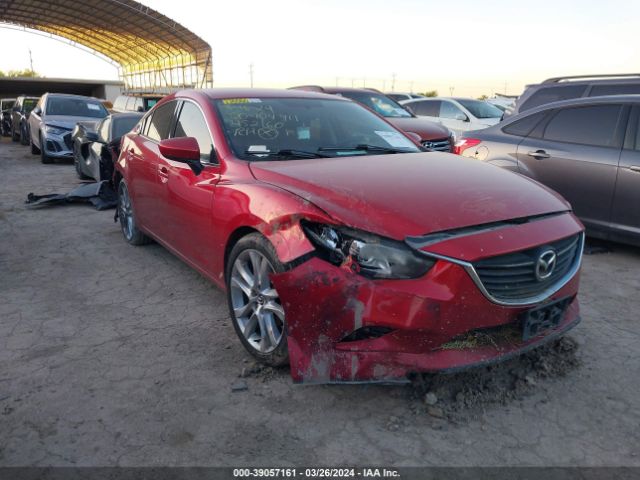 2016 Mazda Mazda6 მანქანა იყიდება აუქციონზე, vin: JM1GJ1V58G1452160, აუქციონის ნომერი: 39057161