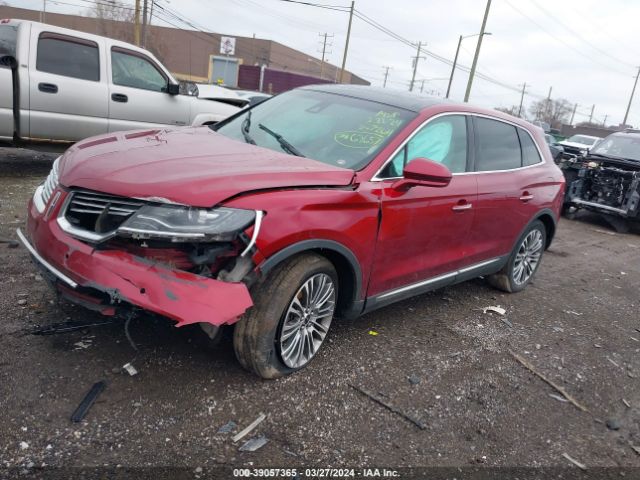 2LMTJ8LR9GBL67264 Lincoln Mkx Reserve