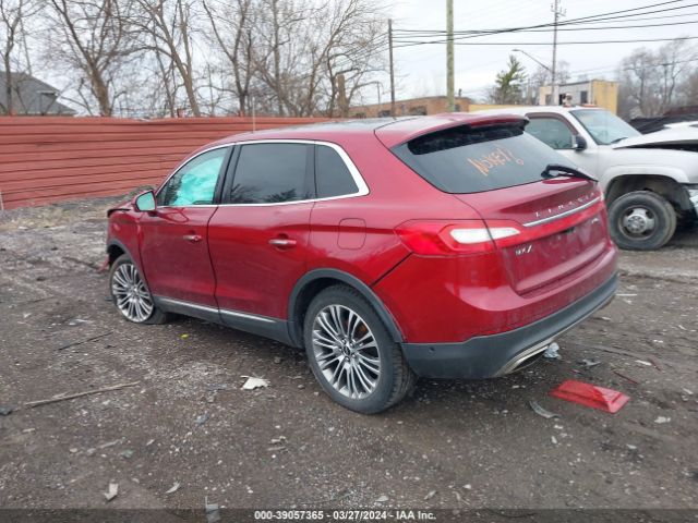 2LMTJ8LR9GBL67264 Lincoln Mkx Reserve