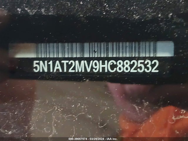 Nissan Rogue Sl 2017 5N1AT2MV9HC882532 Image 9