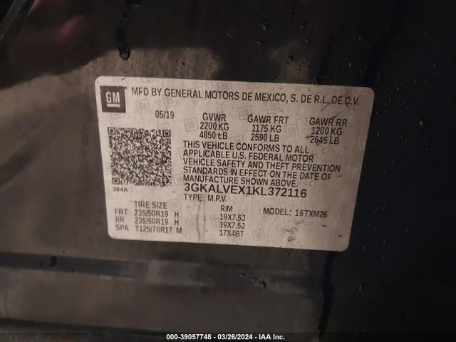 GMC Terrain Slt 2019 3GKALVEX1KL372116 Image 9
