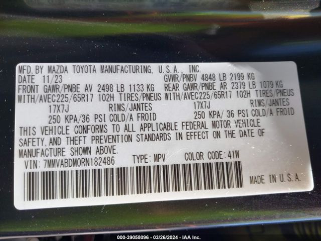 7MMVABDM0RN182486 Mazda Cx-50 2.5 S Premium