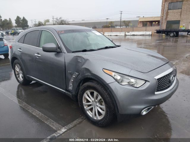 Auction sale of the 2017 Infiniti Qx70, vin: JN8CS1MU8HM141479, lot number: 39058218