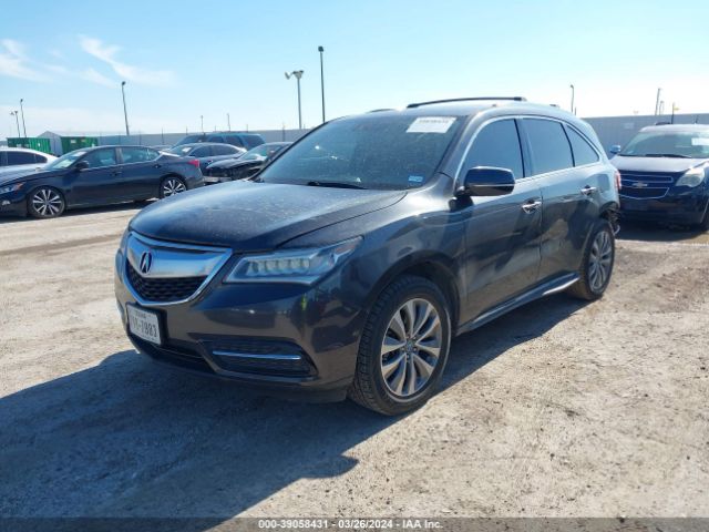 5FRYD4H42FB001438 Acura Mdx Technology Package