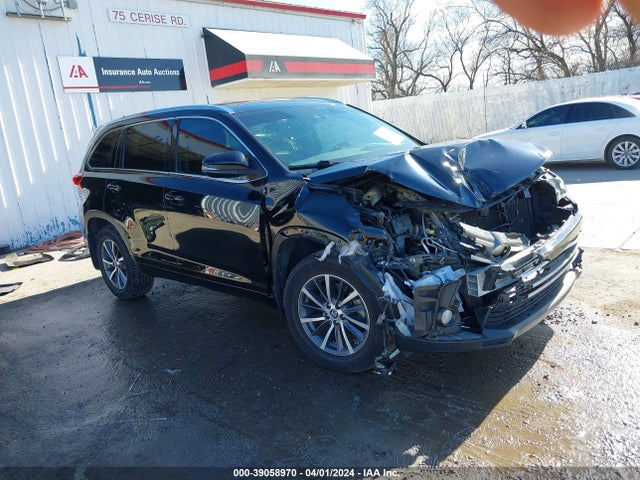 Toyota Highlander Xle 2017 5TDJZRFHXHS455927 zdjęcie główne