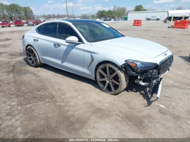 2019 Genesis G70 2.0t Advanced მანქანა იყიდება აუქციონზე, vin: KMTG44LA5KU026461, აუქციონის ნომერი: 39059115