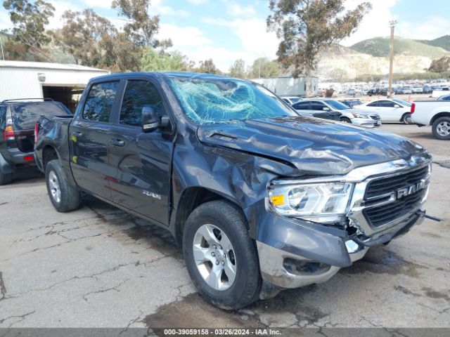 Auction sale of the 2021 Ram 1500 Big Horn  4x4 5'7 Box, vin: 1C6SRFFT3MN692211, lot number: 39059158