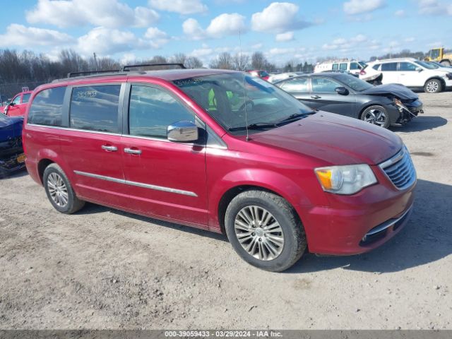 Auction sale of the 2013 Chrysler Town & Country Touring-l, vin: 2C4RC1CG6DR534094, lot number: 39059433