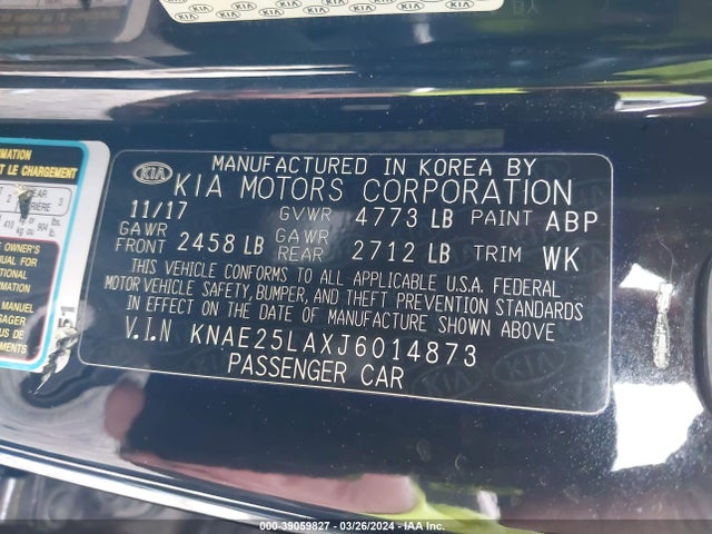KIA Stinger Premium 2018 KNAE25LAXJ6014873 Image 9