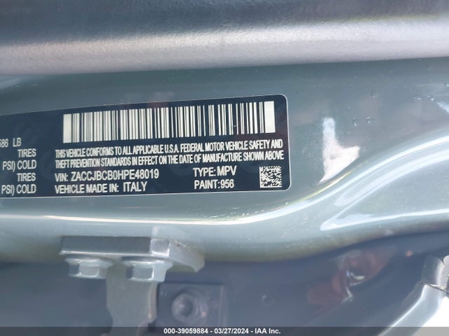 ZACCJBCB0HPE48019 Jeep Renegade Trailhawk 4x4