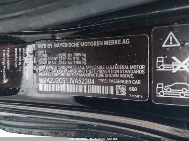 WBA2J3C51JVA52384 BMW 230i Xdrive