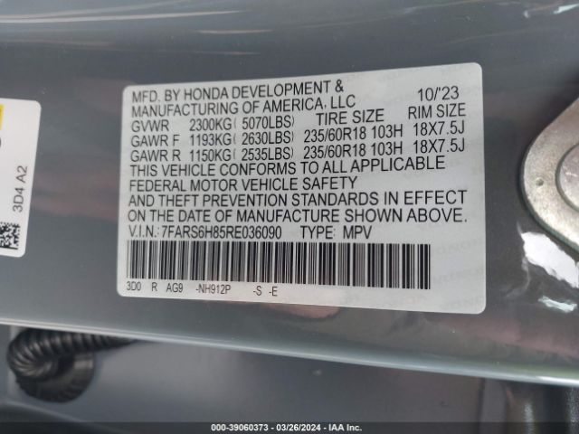 2024 HONDA CR-V 7FARS6H85RE036090 Photo 8
