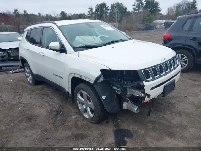 Aukcja sprzedaży 2020 Jeep Compass Latitude 4x4, vin: 3C4NJDBB6LT148525, numer aukcji: 39060458