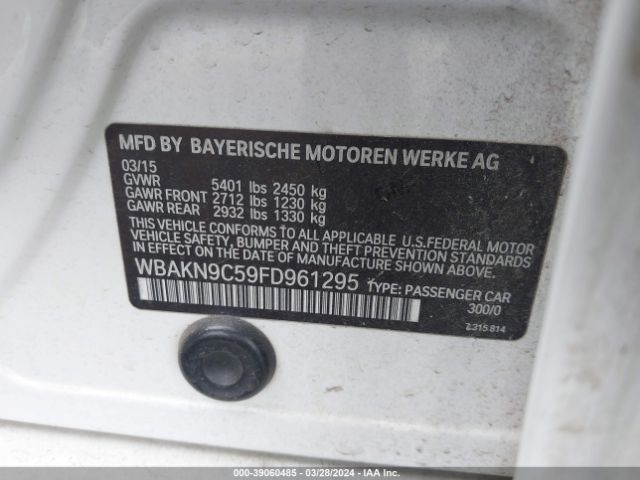 WBAKN9C59FD961295 BMW 550i