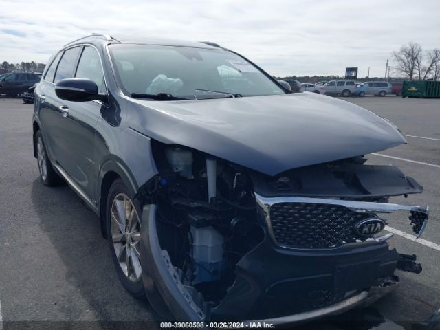 39060598 :رقم المزاد ، 5XYPKDA56HG230965 vin ، 2017 Kia Sorento 3.3l Sxl مزاد بيع