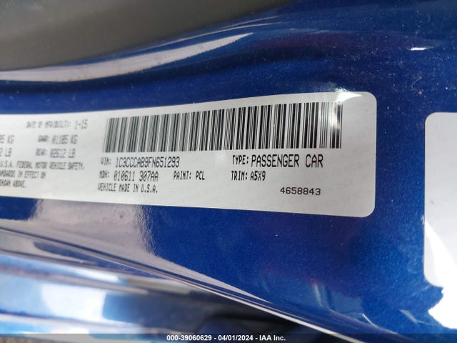 Chrysler 200 Limited 2015 1C3CCCAB9FN651293 Image 9