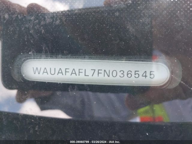 WAUAFAFL7FN036545 Audi A4 2.0t Premium