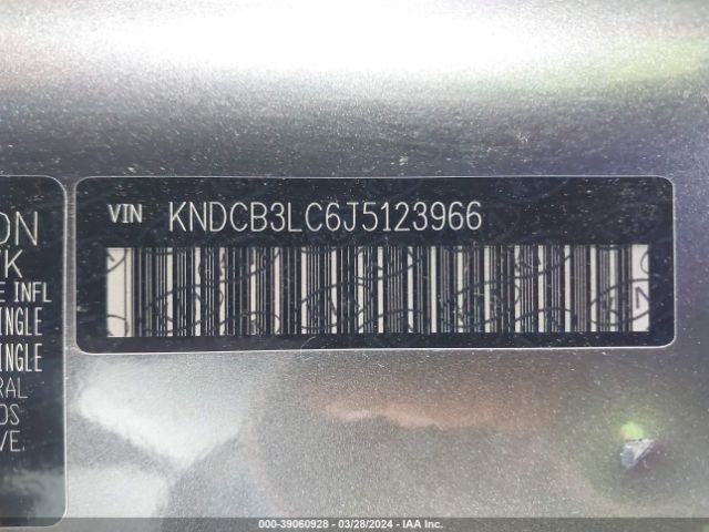 KNDCB3LC6J5123966 KIA NIRO LX
