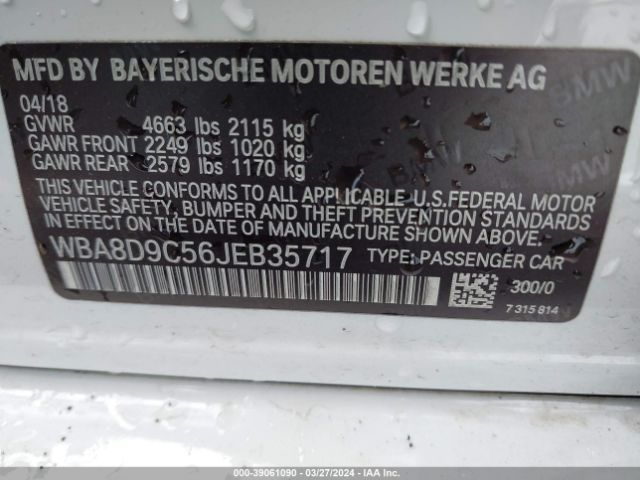 WBA8D9C56JEB35717 BMW 330i Xdrive