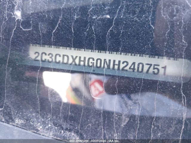 2C3CDXHG0NH240751 Dodge Charger Gt Rwd