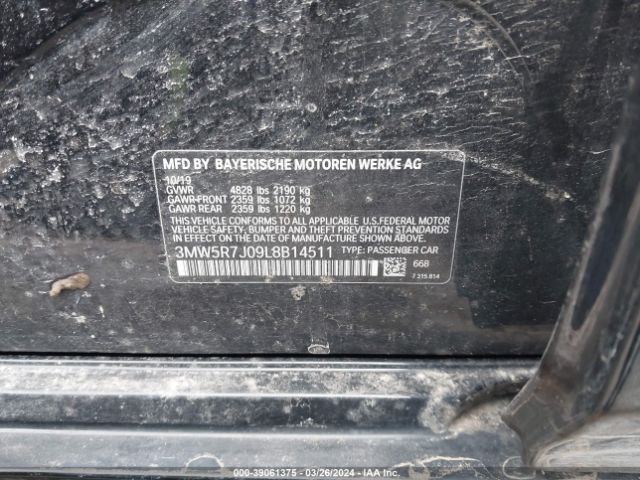 3MW5R7J09L8B14511 BMW 330i Xdrive
