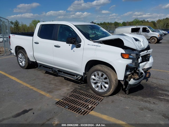 Chevrolet Silverado 1500 4wd  Short Bed Custom 2021 1GCPYBEK4MZ114467 головне зображення