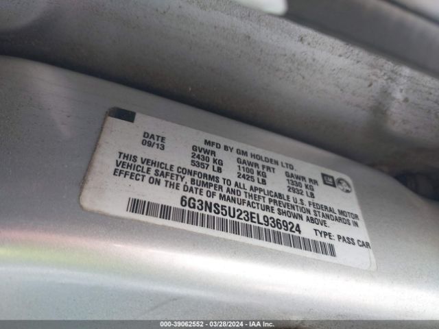 6G3NS5U23EL936924 Chevrolet Caprice Police