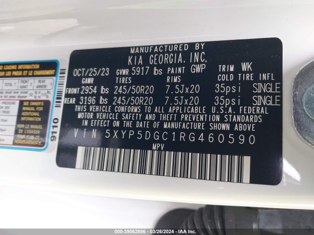 KIA Telluride Sx 2024 5XYP5DGC1RG460590 Image 9