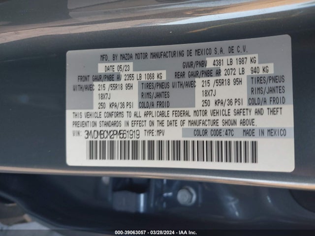 Mazda Cx-30 2.5 S Carbon Edition 2023 3MVDMBCM2PM561919 Image 9