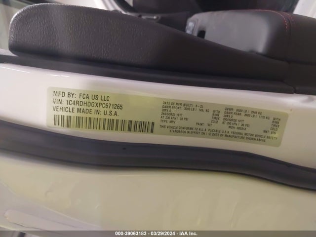 Dodge Durango Gt Plus Rwd 2023 1C4RDHDGXPC671265 Image 9