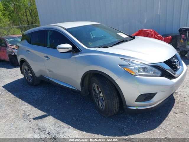 Auction sale of the 2016 Nissan Murano S, vin: 5N1AZ2MG9GN118506, lot number: 39063339