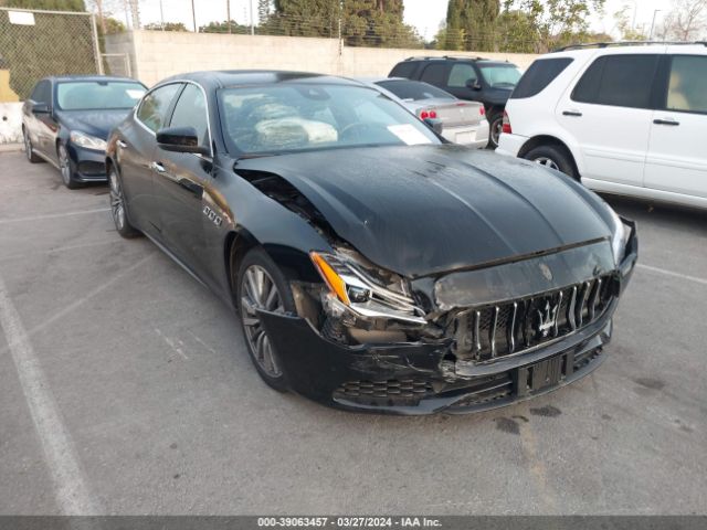 2018 Maserati Quattroporte S მანქანა იყიდება აუქციონზე, vin: ZAM56YPA5J1286677, აუქციონის ნომერი: 39063457