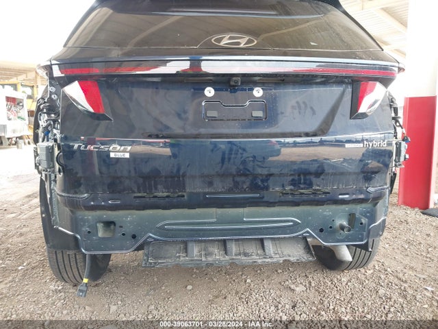 KM8JBCD17RU161630 Hyundai Tucson Hybrid Blue