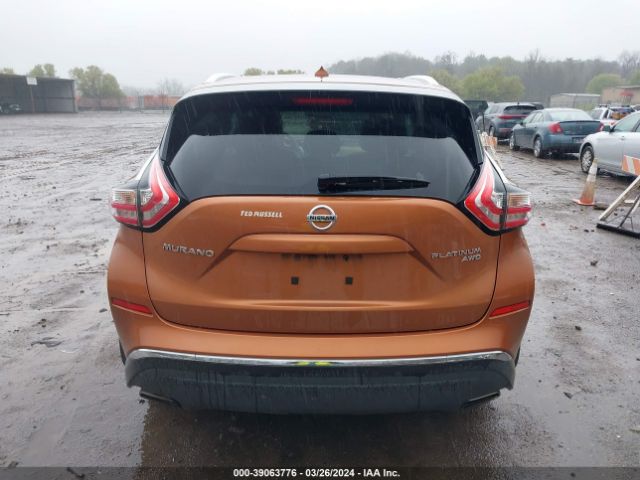 5N1AZ2MH3GN126724 Nissan Murano Platinum
