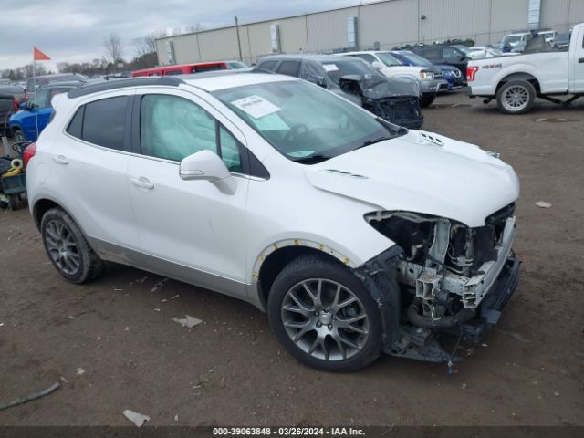 Aukcja sprzedaży 2016 Buick Encore Sport Touring, vin: KL4CJ1SM8GB566917, numer aukcji: 39063848