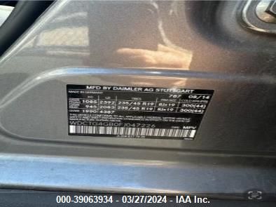 WDCTG4GB0FJ047226 Mercedes-Benz GLA 250
