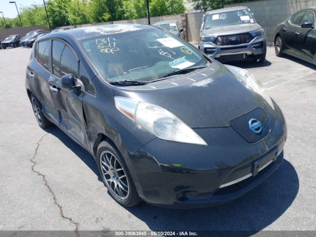 2014 Nissan Leaf S მანქანა იყიდება აუქციონზე, vin: 1N4AZ0CP8EC337367, აუქციონის ნომერი: 39063945