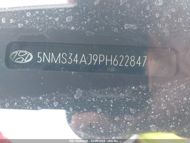 Hyundai Santa Fe Sel 2023 5NMS34AJ9PH622847 Image 9