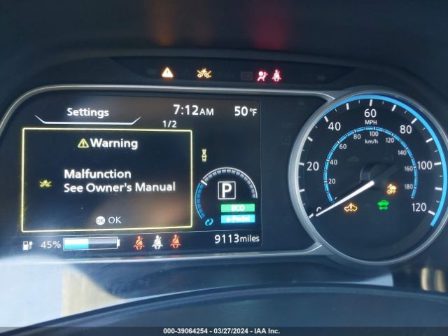 1N4AZ1BV9PC558422 Nissan Leaf S 40 Kwh