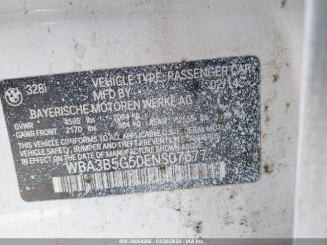 WBA3B5G50ENS07677 BMW 328i Xdrive
