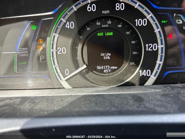 JHMCR6F56HC013028 Honda Accord Hybrid Ex-l