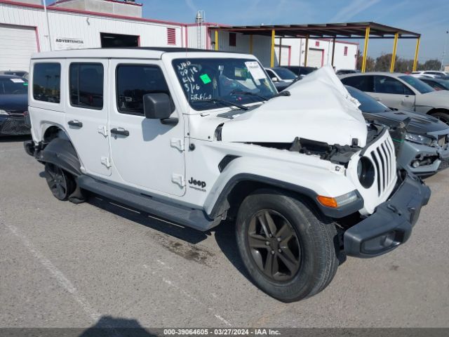 Auction sale of the 2019 Jeep Wrangler Unlimited Sahara Altitude 4x4, vin: 1C4HJXEN3KW679629, lot number: 39064605