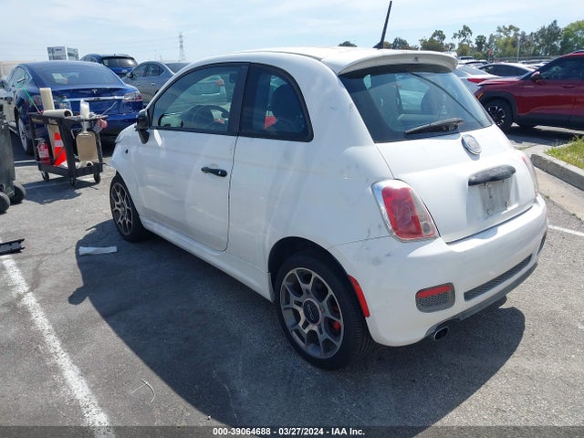 2012 FIAT 500 3C3CFFBR6CT186682 Photo 2