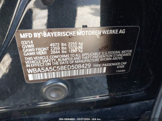 WBA5A5C58ED508429 BMW 528I
