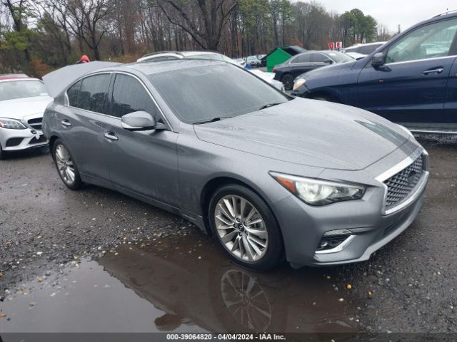Auction sale of the 2021 Infiniti Q50 Luxe Awd, vin: JN1EV7BR2MM755664, lot number: 39064820
